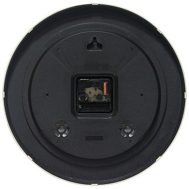 Infinity Instruments 12-in. Round Contemporary Wall Clock with Silent Movement