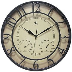 Infinity Instruments Inca II Round Wall Clock