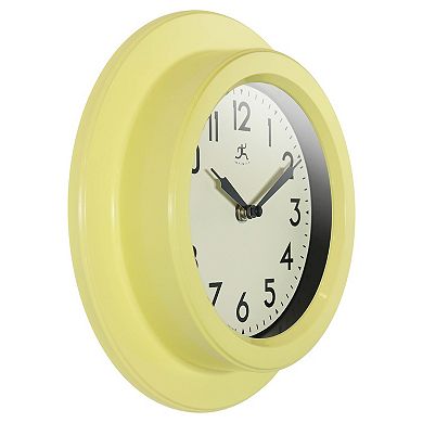 Infinity Instruments 9.75-in. Round Wall Clock with Silent Movement
