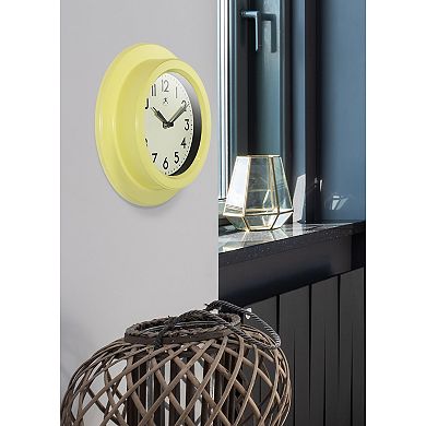 Infinity Instruments 9.75-in. Round Wall Clock with Silent Movement