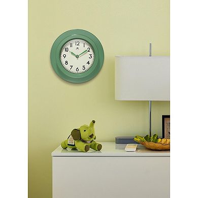 Infinity Instruments 9.75-in. Round Wall Clock with Silent Movement