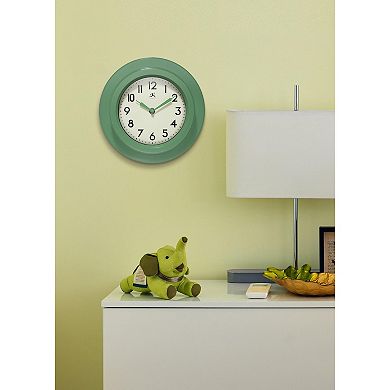 Infinity Instruments 9.75-in. Round Wall Clock with Silent Movement