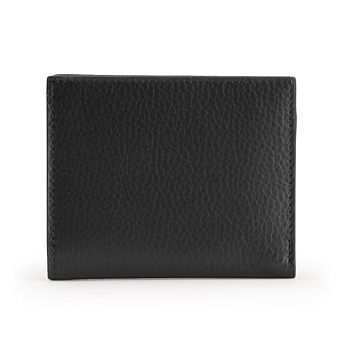ili RFID-Blocking Small Leather Snap Wallet