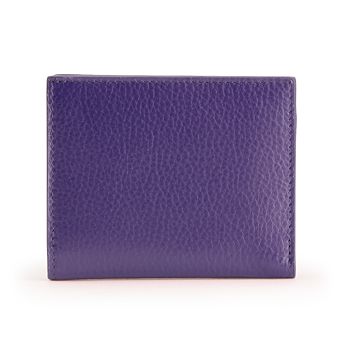ili RFID-Blocking Small Leather Snap Wallet
