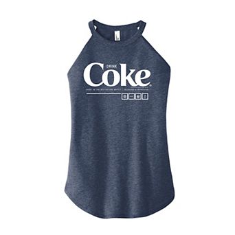 Juniors' Coca-Cola Drink Coke High Neck Coke Graphic Tank Top