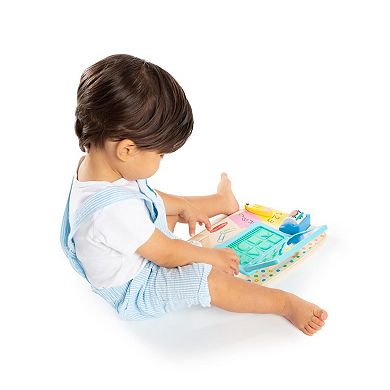 Melissa & Doug Melissa & Doug Wooden Work & Play Desktop Activity Board Infant and Toddler Sensory Toy