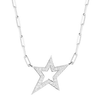 Sunkissed Sterling Cubic Zirconia Star Necklace