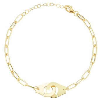 Sunkissed Sterling Handcuff Anklet