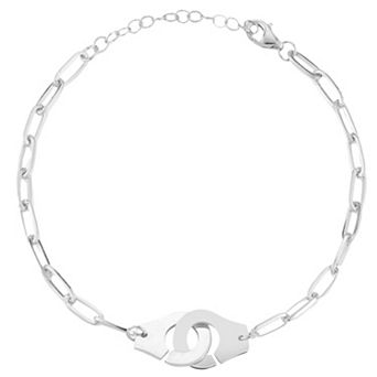 Sunkissed Sterling Handcuff Anklet