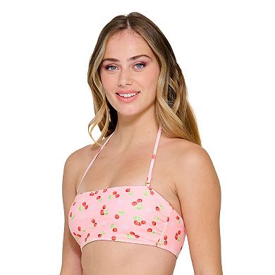 Juniors' Ninety-Nine° Reversible Bandeau Swim Top