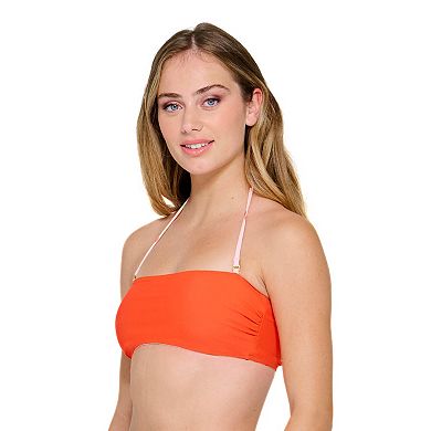 Juniors' Ninety-Nine° Reversible Bandeau Swim Top