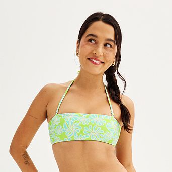 Juniors' Ninety-Nine° Reversible Bandeau Swim Top