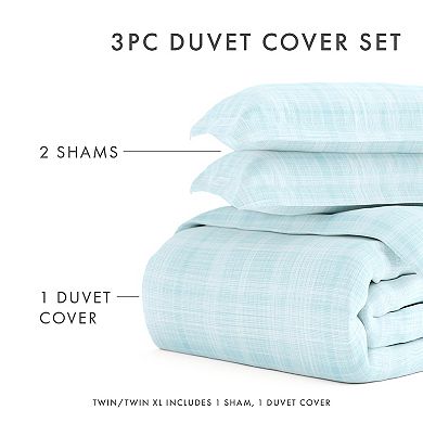 Urban Loft's 3pc Modern Elegance Patterns Duvet Cover Bed Set With Shams