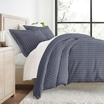 Urban Loft's 3 pc Modern Elegance Patterns Duvet Cover Bed Set With Shams