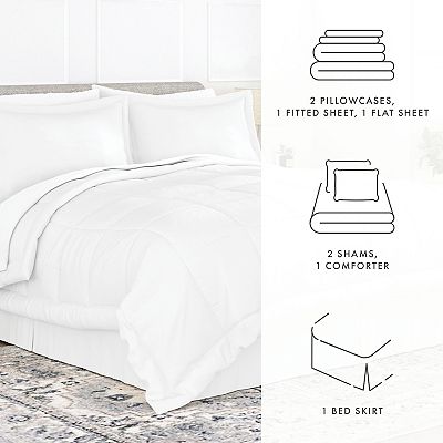 Urban Loft s 8pc Super Soft Bed in a bag Essential Bedroom Set
