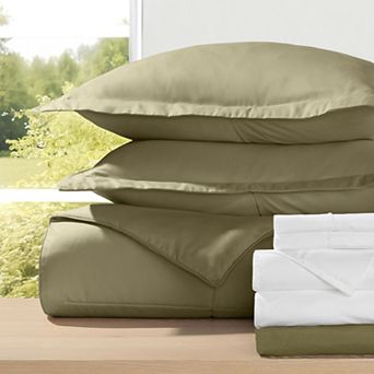 Urban Loft's 8 pc Super Soft Bed-in-a-bag Essential Bedroom Set