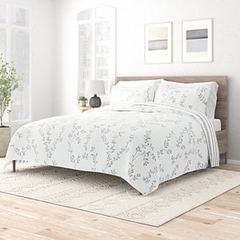 Urban Loft's Reversible 3 pc Quilt Set For King And Queen Beds