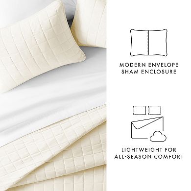 Urban Loft's Lightweight & Breathable 3pc Linen Quilt Set