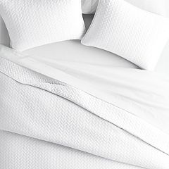 NexHome Quilt Set Queen White (90039)