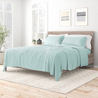 Urban Loft's 4 pc Solid Essential Colors Ultra Soft Bed Sheet Set