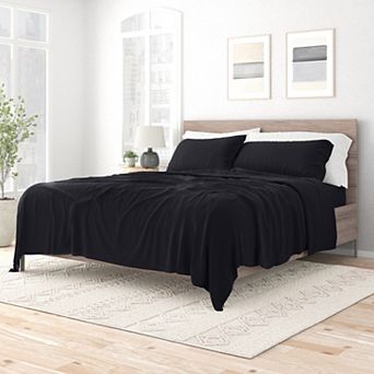 Urban Loft's 4 pc Solid Essential Colors Ultra Soft Bed Sheet Set