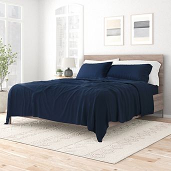 Urban Loft's 4 pc Solid Essential Colors Ultra Soft Bed Sheet Set