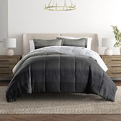 Bedsure Bedding Sets Queen, Grey Queen Comforter Sets with Neutral Rustic Style Stripes, Boho Bedroom Bed Sets, 7 Pieces with Co