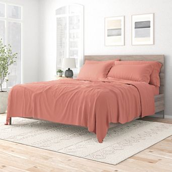 Urban Loft's Solid Essential Colors Bed Sheet Set With Extra Pillowcases