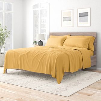 Urban Loft's Solid Essential Colors Bed Sheet Set With Extra Pillowcases