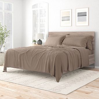 Urban Loft's Solid Essential Colors Bed Sheet Set With Extra Pillowcases