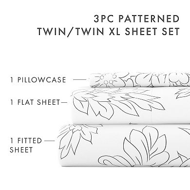 Urban Loft's Deep Pockets Patterns Sheet Set - Breathable, Easy Care