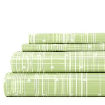 Urban Loft's 4 pc Dots & Stripes Patterns Sheet Set
