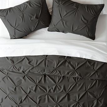 Urban Loft's 3 pc Luxury Pinch Pleat Duvet Cover Home Bedding Set