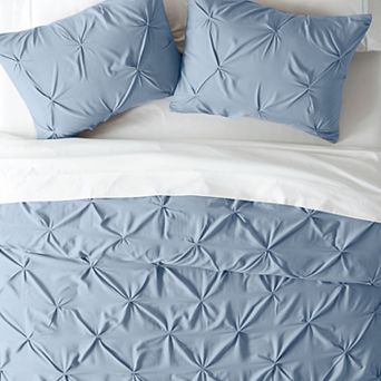 Urban Loft's 3 pc Luxury Pinch Pleat Duvet Cover Home Bedding Set