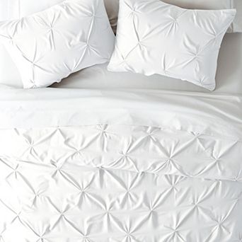 Urban Loft's 3 pc Luxury Pinch Pleat Duvet Cover Home Bedding Set