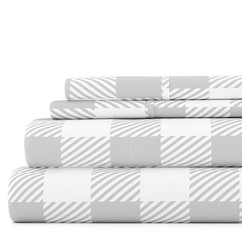 Urban Loft's 4 pc Geometric Patterns Bed Sheet Set