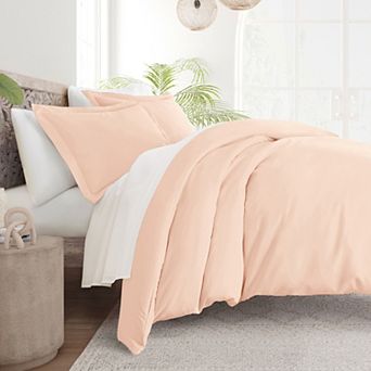 Urban Loft's 3 pc Solid Essential Colors Duvet Cover Bed Set With Shams