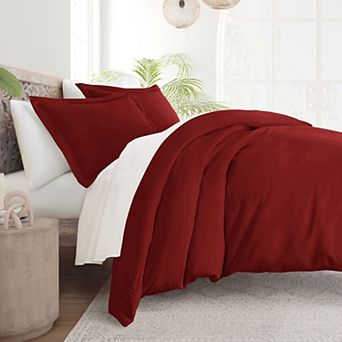 Urban Loft's 3 pc Solid Essential Colors Duvet Cover Bed Set With Shams
