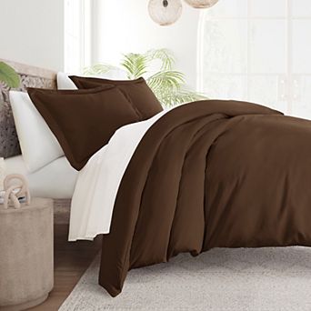 Urban Loft's 3 pc Solid Essential Colors Duvet Cover Bed Set With Shams