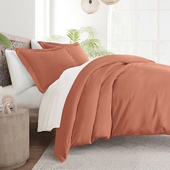 Urban Loft's 3 pc Solid Essential Colors Duvet Cover Bed Set With Shams