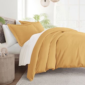 Urban Loft's 3 pc Solid Essential Colors Duvet Cover Bed Set With Shams