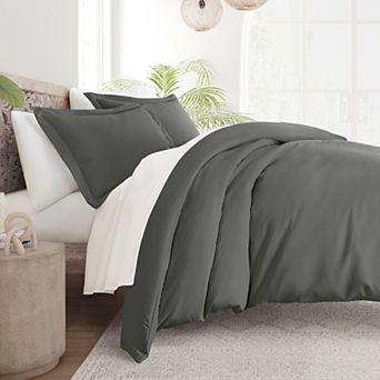 Urban Loft's 3 pc Solid Essential Colors Duvet Cover Bed Set With Shams