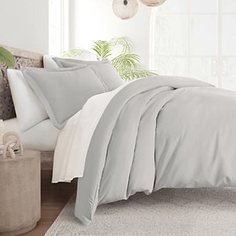 Urban Loft's 3 pc Solid Essential Colors Duvet Cover Bed Set With Shams