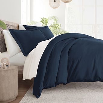 Urban Loft's 3 pc Solid Essential Colors Duvet Cover Bed Set With Shams