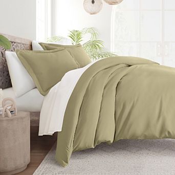 Urban Loft's 3 pc Solid Essential Colors Duvet Cover Bed Set With Shams