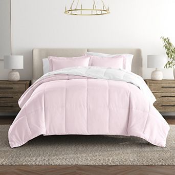 Urban Loft's Lightweight Comforter Reversible Down Alternative Set In Solid Colors