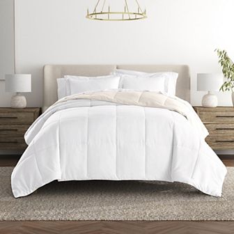 Urban Loft's Lightweight Comforter Reversible Down Alternative Set In Solid Colors