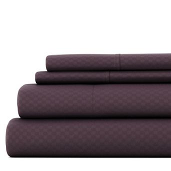 Urban Loft's 4 pc Super Soft Embossed Texture Bed Sheet Set