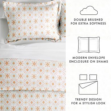 Urban Loft's Wrinkle-resistant Bohemian Patterns 3pc Duvet Bedding Set