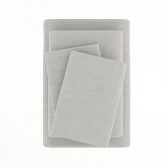 Urban Loft's Cotton Solid Deep Pocket Flannel Sheet Set - Easy Care, Wrinkle Resistant